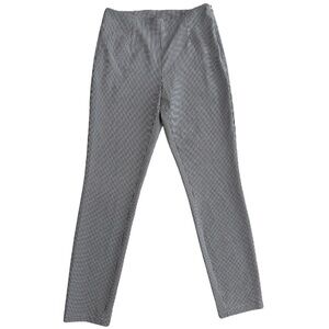 Lolë | Black White Gingham Slim Fit Pants | Women’s Size 4 Tailored Ankle